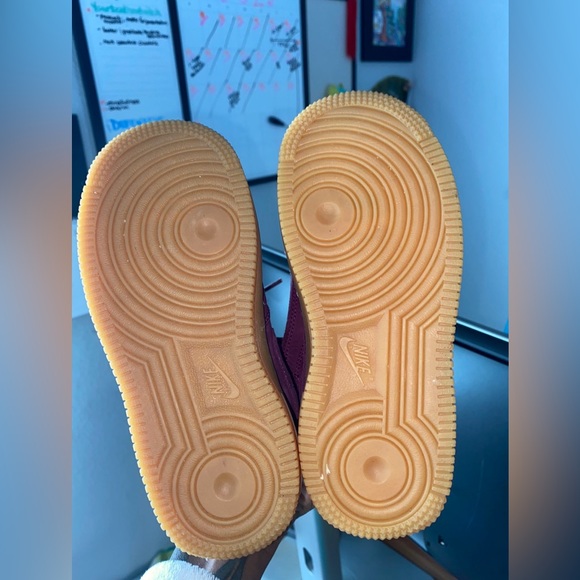 Purple Suede Air Force 1 High Tops - Picture 3 of 3